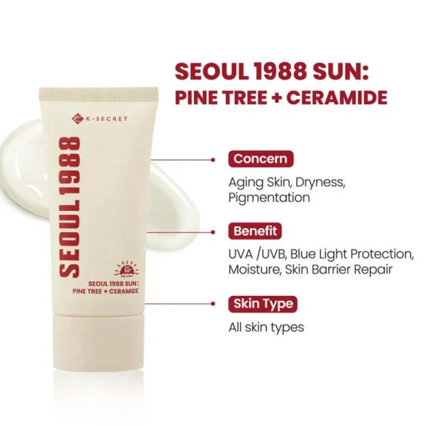 KOJA Sunscreen Cream SPF 50 with Pine & Ceramide - 50 ml - Image 3