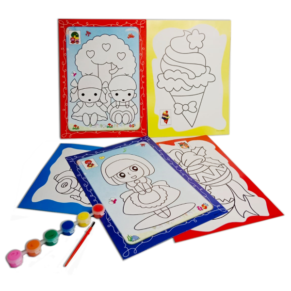 KOJA The Best Painting Sets for Kids With Brush & Colors - Image 2
