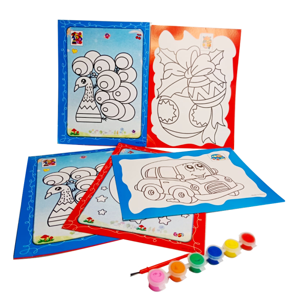 KOJA The Best Painting Sets for Kids With Brush & Colors - Image 4
