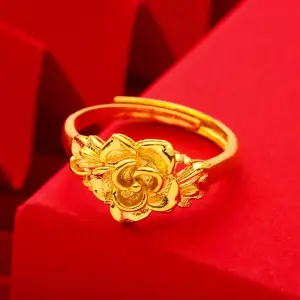 KOJA Unisex Adjustable Gold Color Ring