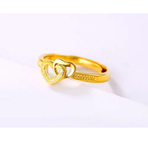 KOJA Unisex Adjustable Gold Color Ring