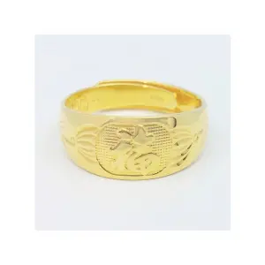 KOJA Unisex Adjustable Gold Color Ring