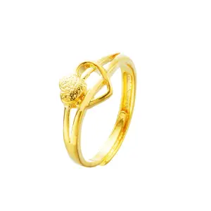 KOJA Unisex Adjustable Gold Color Ring
