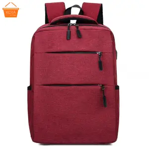 KOJA Unisex Anti-Theft Laptop Backpack USB Charging Port Business Travel School Bag