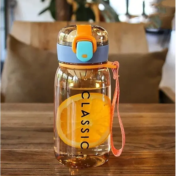 KOJA Water Bottles Portable Coffee Cup High-Value Plastic Water Cup Men and Women Outdoor Sports Leak-Proof Cup - Image 2