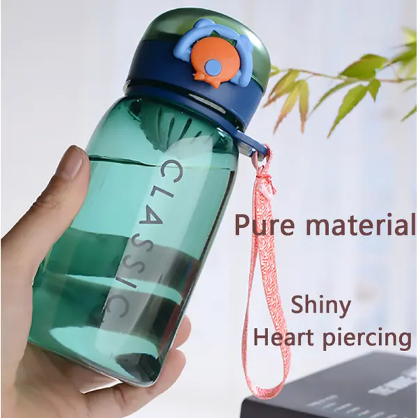 KOJA Water Bottles Portable Coffee Cup High-Value Plastic Water Cup Men and Women Outdoor Sports Leak-Proof Cup - Image 3