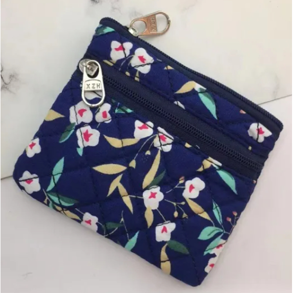 KOJA Women's Mini Coin Purse Genuine Leather Pouch Change Wallet with Key Ring - Image 2
