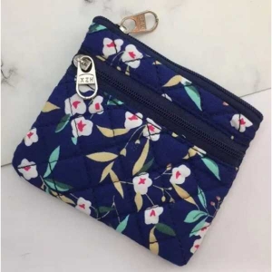 KOJA Women's Mini Coin Purse Genuine Leather Pouch Change Wallet with Key Ring
