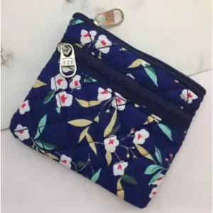 KOJA Women's Mini Coin Purse Genuine Leather Pouch Change Wallet with Key Ring