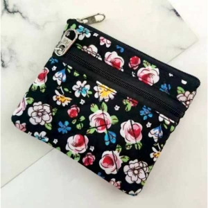 KOJA Women's Mini Coin Purse Genuine Leather Pouch Change Wallet with Key Ring