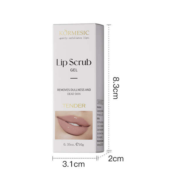 KORMESIC 10g Lip Care Smoothing Exfoliating Moisturizing & Brightening Lip Scrub Gel - Image 2