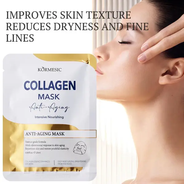 KORMESIC Collagen Facial Mask Firming & Face Skin Repair Sheet Mask - Image 5