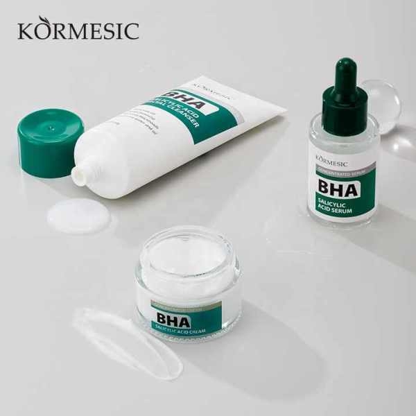 KORMESIC Deep Cleaning Oil Control Anti Acne Exfoliating Brightening BHA Kit - Image 5