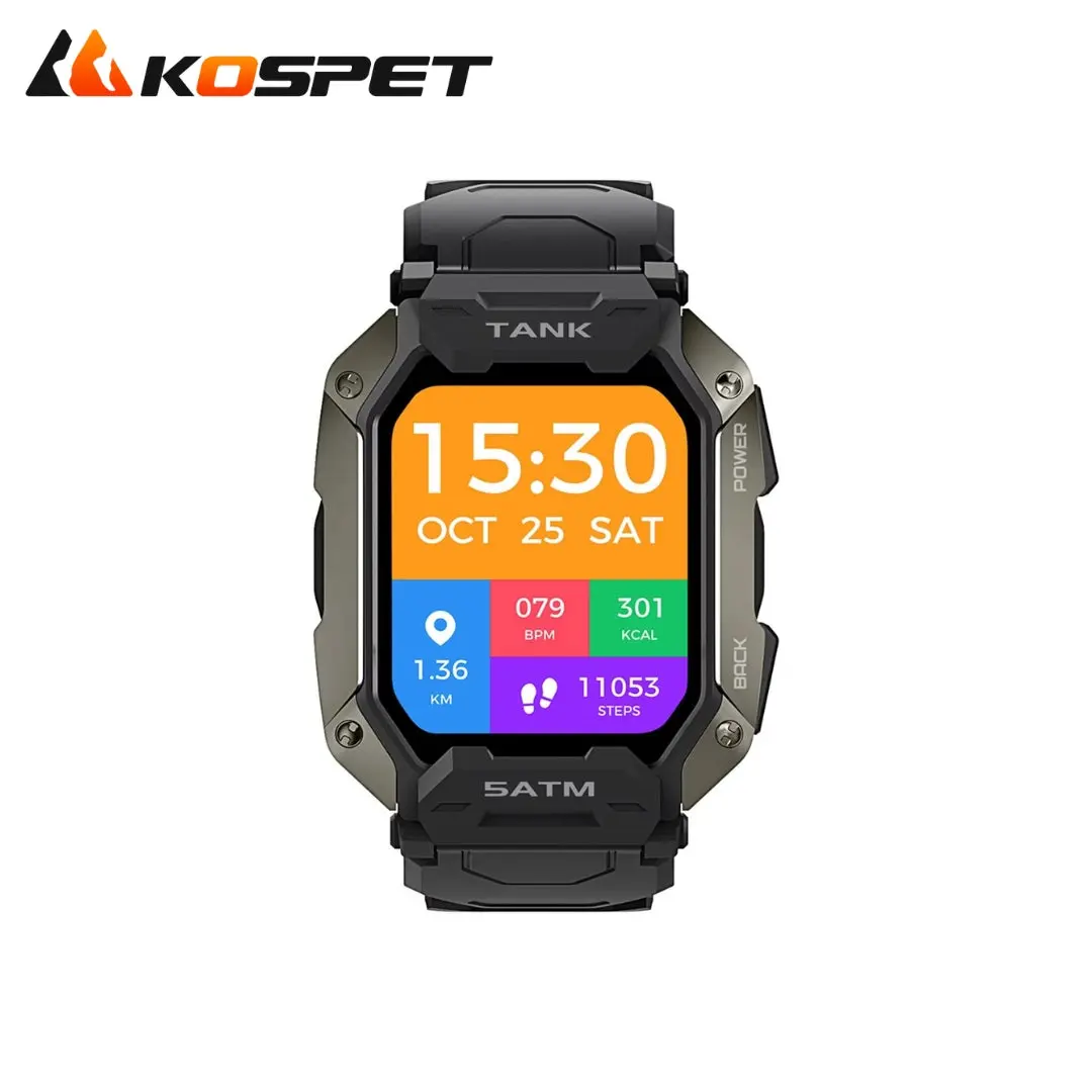 Kospet Tank M1 Military-grade Durability Smartwatch - Image 3
