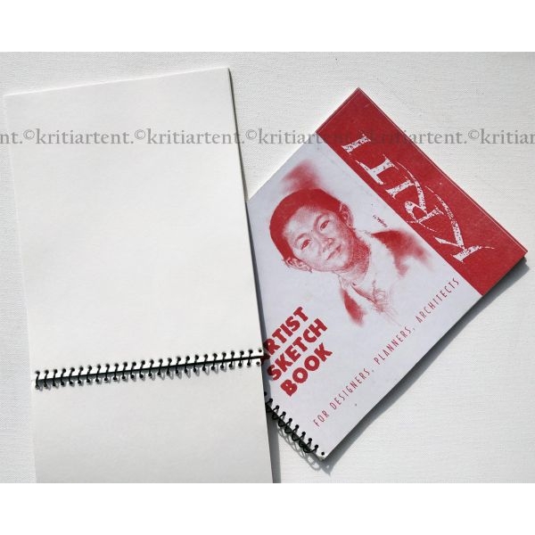 Kriti Artist Sketch Book A4 Small 9 Pages 120gsm Cartriage By Mitrata - Image 4