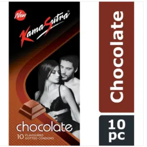 KS Chocolate Dotted Condoms 10s