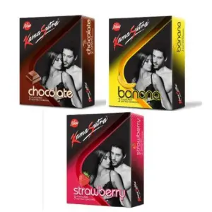 KS Multi-Flavoured Dotted Condoms Pack Of 3 (9 condoms)