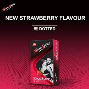 KS Strawberry Dotted Condoms 10s