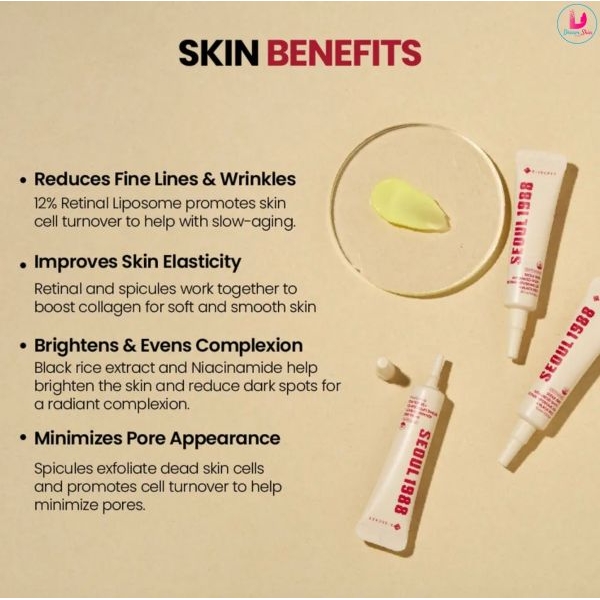 KSECRET SEOUL 1988 Advanced Shot Retinal Liposome 12% + Black Rice [15ml] By Dream Skin Nepal - Image 3