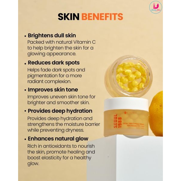 KSECRET SEOUL 1988 Capsule Cream Niacinamide 5% + Yuja [50ml] By Dream Skin Nepal - Image 5