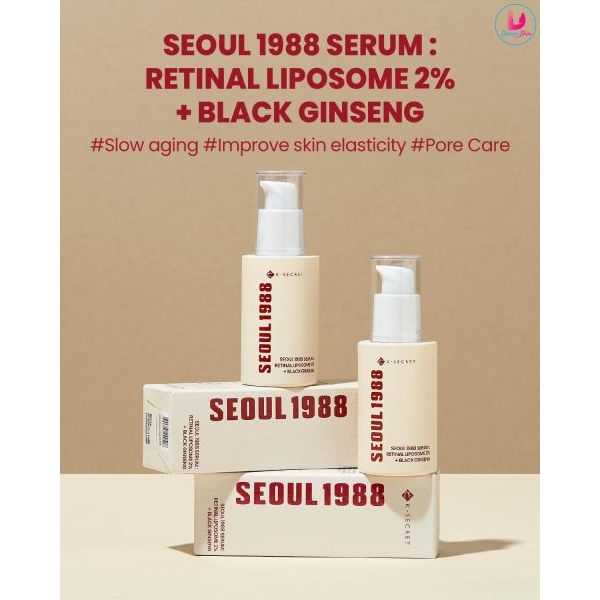 KSECRET SEOUL 1988 Serum : Retinal Lipme 2% + Black Ginseng [30ml] By Dream Skin Nepal - Image 3