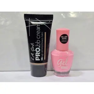 L.A. Gorl BB Cream & Gel Nail Polish Giggles by Genuine Collection
