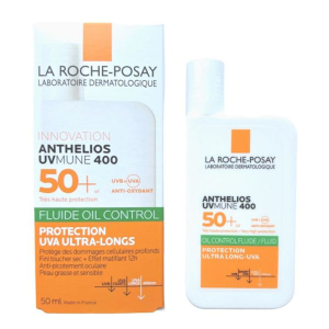 La Roche Posay SPF50+ Anthelios UVMune 400 Fluid Oil Control Sunscreen 50ml by Genuine Collection