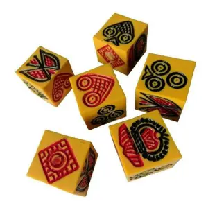 Langur Burja Dice No.7 (2 Cm) With Flex Mat 2*3 Feet size)