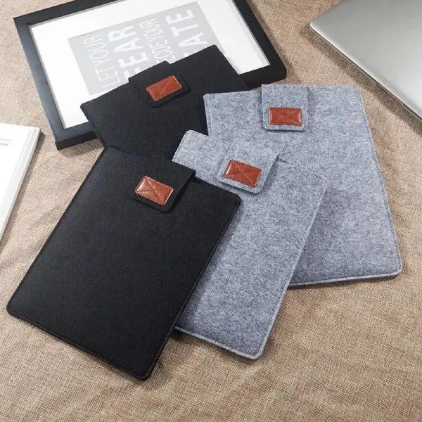 Laptop Bag Tablet Protection Case e-Books Case Pouch Light Sleeve For 13 Inch Light grey - Image 2