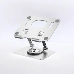 Laptop Bracket Mobile Phone Tablet Mount 360° Rotating Foldable Metal Multifunctional Desktop Lazy Holder Accessories