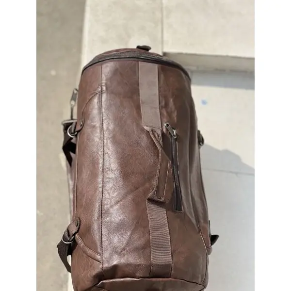 Large Capacity Casual PU Leather Backpack for Men | Student Backpack | Travel Bags for Men | - Image 5