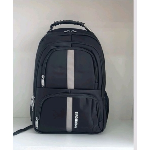 Large Capacity Laptop Bag Backpack Travel Business School Waterproof Rucksack | BIOWANG Black Solid Laptop Backpack