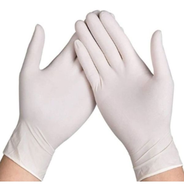 Latex Gloves - Surgical Examination Gloves - Available In Small & Medium Size - 1 Box - Image 2