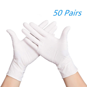 Latex Gloves - Surgical Examination Gloves - Available In Small & Medium Size - 1 Box