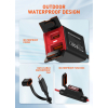 LDNIO C108 60W Motorcycle Fast Charger | PD+QC3.0 | IPX6 Waterproof | USB-C & USB-A Dual Port | For All Bikes & Smartphones