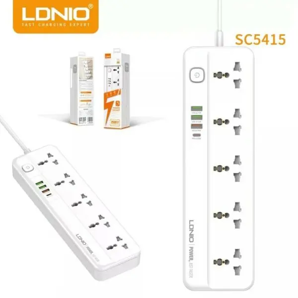 Ldnio SC5415 AC Outlets Universal Power Strip - Image 2