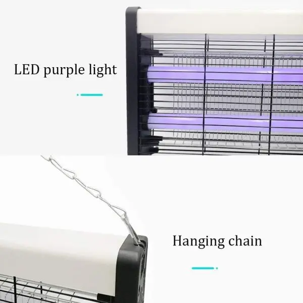 LED Mosquito And Fly Trap, Bug Zapper Insect Killer 2 UV Light 4 W - Image 3