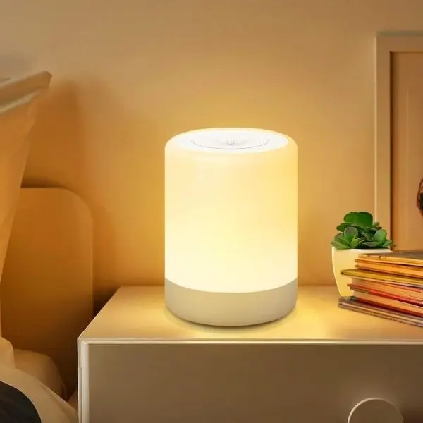 LED Night Light Sensor Touch Rechargeable 3-Level Brightness For Portable Touch Lamp Night Light