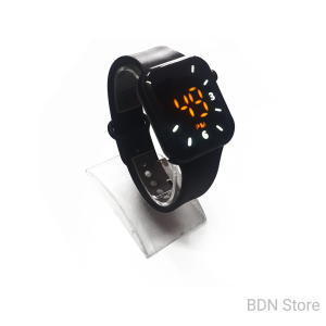 Led Sports Watches Square Dial For Kids Digital Wristwatch