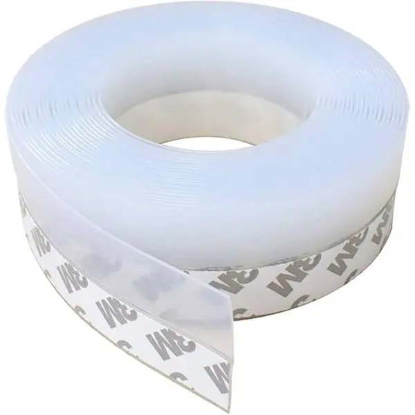 Length Door Sealing Bar Window Sealing Tape Window Door Bottom Self Adhesive Silicone Rubber Seal Weathering Strip - Image 2