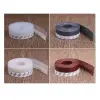 Length Door Sealing Bar Window Sealing Tape Window Door Bottom Self Adhesive Silicone Rubber Seal Weathering Strip