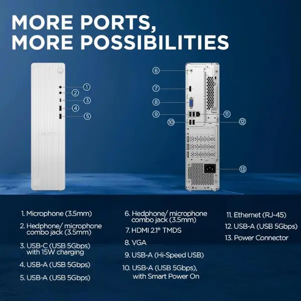 Lenovo IdeaCentre Tower 08IRR9 - Image 2