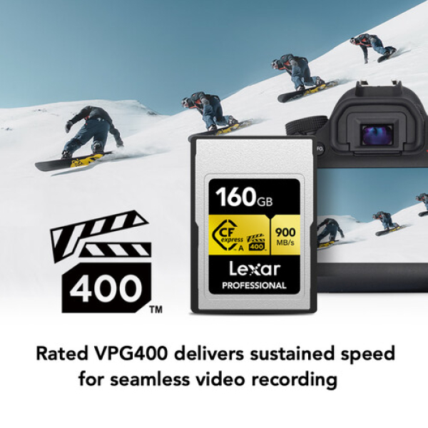 Lexar 160GB Professional CFexpress Type A Card GOLD Series - Image 3