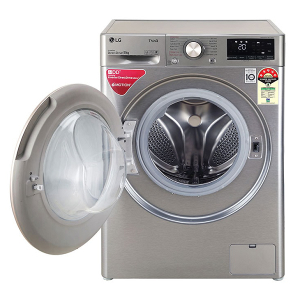 LG 8 Kg Front Load Washing Machine - Image 2