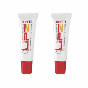 Lipz Lip Moisturizer - White, 9 gms pack of 2