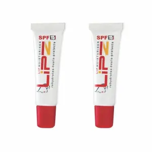 Lipz Lip Moisturizer - White, 9 gms pack of 2
