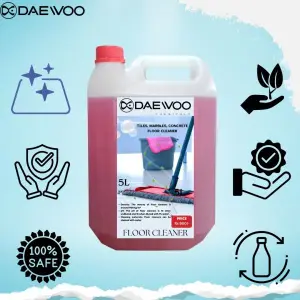 Liquid Floor Cleaner | 5 Ltr | Shining Floor | Daewoo | Shine Marble | Shine Tiles | Tiles & Marbles Shiner | Multipurpose Cleaner | All Types Of Floor | Floor Stain Remove