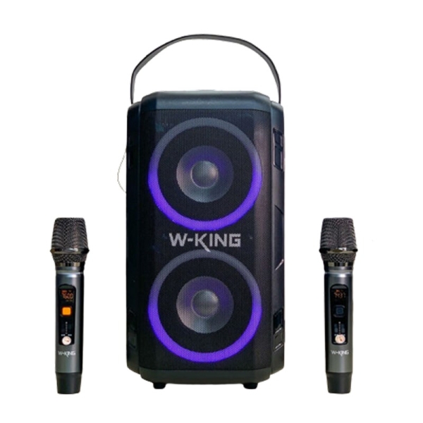W-King T9II Bluetooth Karaoke Speaker – With 2 Wireless Microphones - Image 2