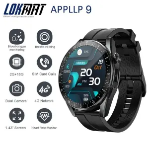 APPLLP9 4G Smartwatch with 1.43 inch Display 5.0 MP Camera