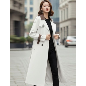 Long Over Coat . Two Cross Pocket Front Bottom With Back Slit